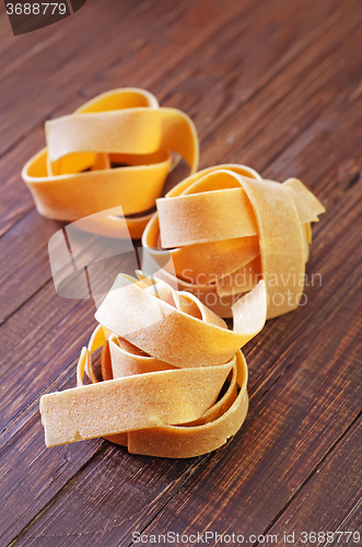 Image of raw pasta