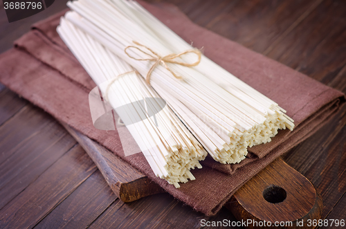 Image of raw pasta