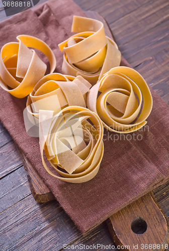 Image of raw pasta