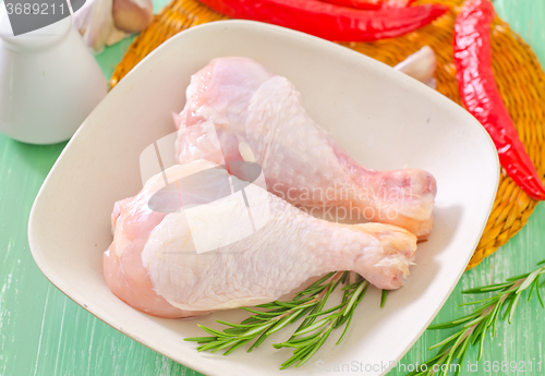 Image of raw chicken legs