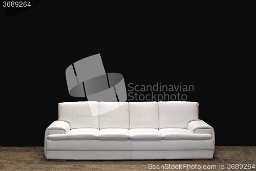 Image of White Sofa