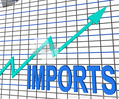 Image of Imports Graph Chart Shows Increase Purchase Abroad