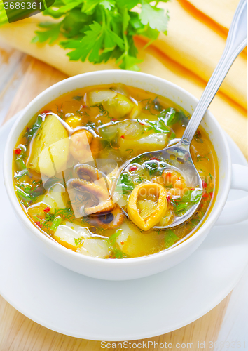 Image of fresh soup