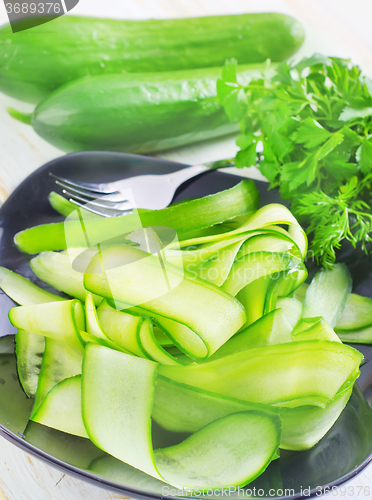 Image of salad with cucumber