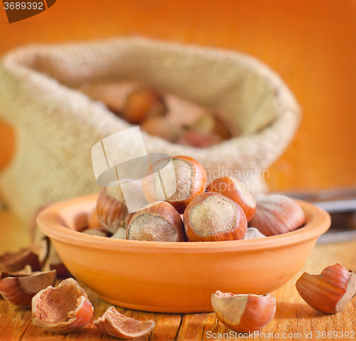 Image of hazelnuts