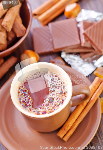 Image of coffee with chocolate