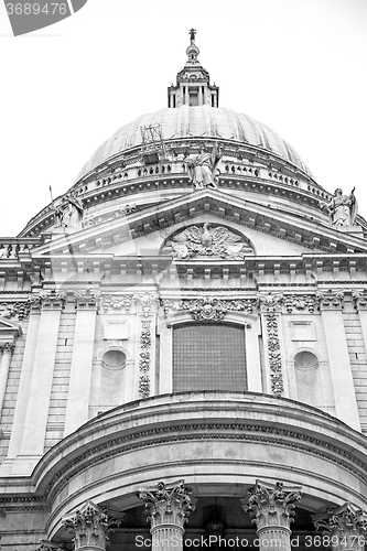 Image of st paul cathedral in london england old construction and religio