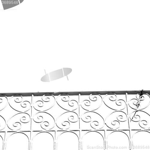 Image of abstract terrace in morocco africa and the sky