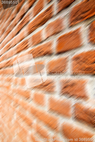 Image of abstract step   brick in  italy old wall and texture material th