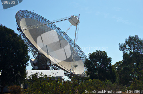 Image of radio telescope