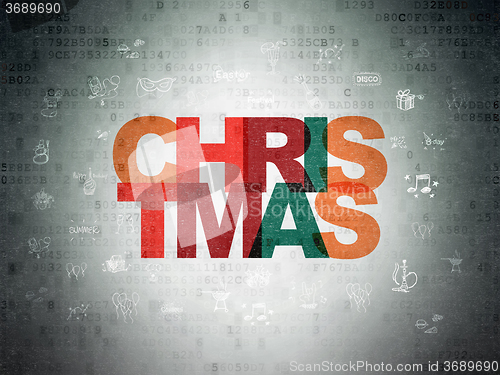 Image of Entertainment, concept: Christmas on Digital Paper background