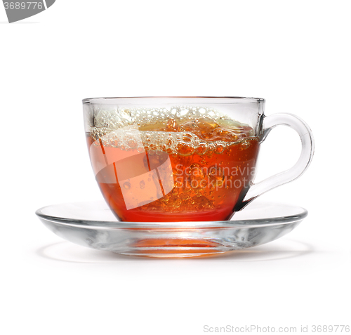 Image of Cup of tea with splash