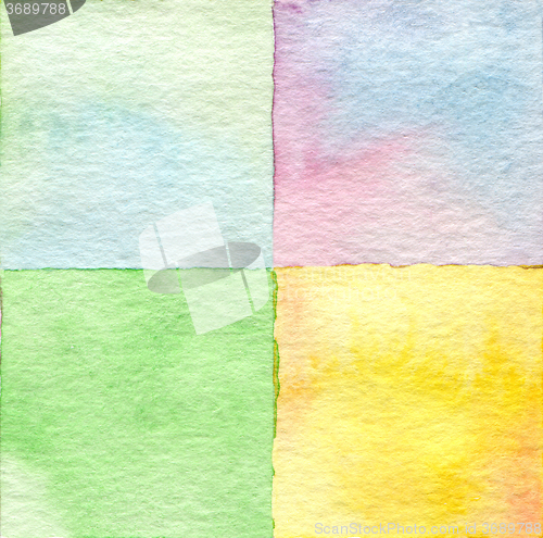 Image of Abstract  square watercolor painted background