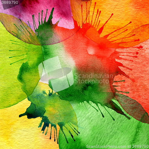 Image of Abstract watercolor painted background