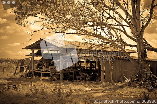 Image of the old farm shed