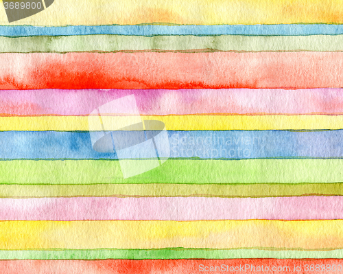 Image of Abstract  strip watercolor painted background