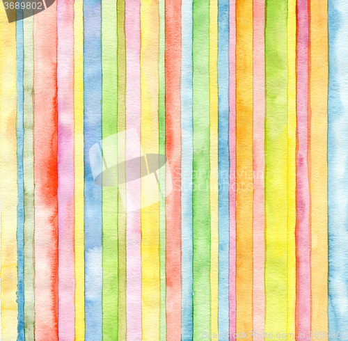 Image of Abstract  strip watercolor painted background