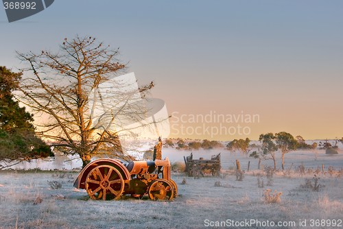 Image of old tractor