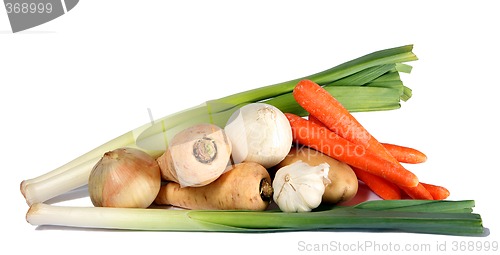 Image of Winter vegetable display