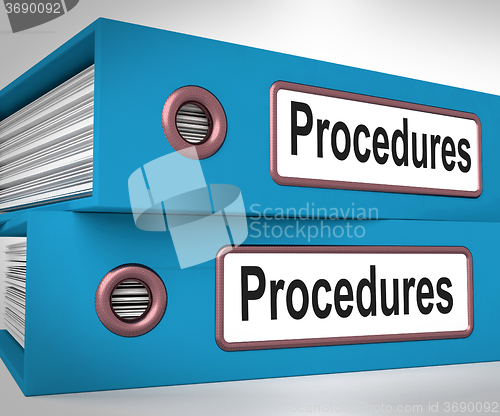 Image of Procedures Folders Mean Correct Process And Best Practice