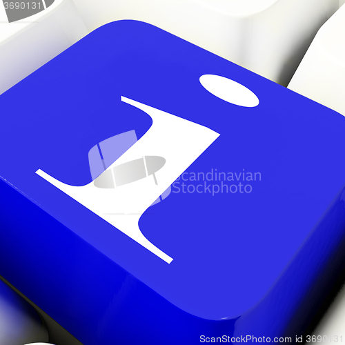 Image of I Key Gives Information And Knowledge\r