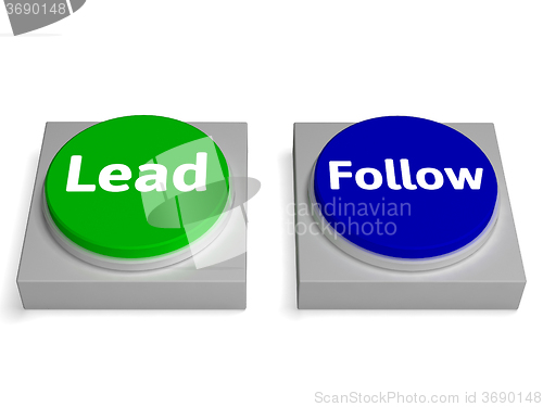 Image of Lead Follow Buttons Shows Leading Or Following