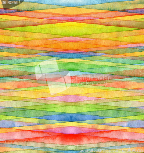 Image of Abstract strip watercolor painted background