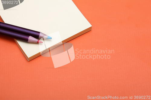 Image of pencil and paper background