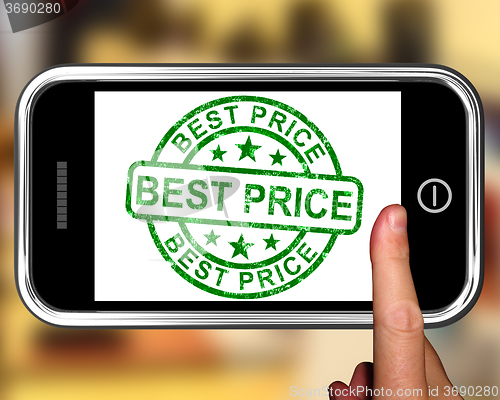 Image of Best Price On Smartphone Showing Online Discounts