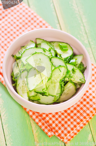Image of salad with cucumbers