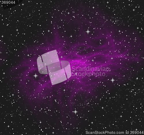 Image of space nebula