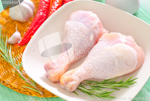 Image of raw chicken legs