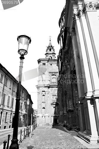 Image of building old architecture in italy europe milan religion       a