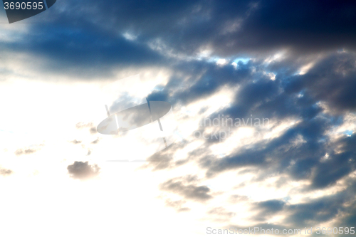 Image of the tropical sky in   mystic nature