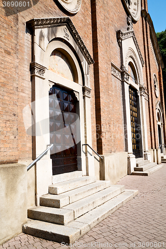 Image of building old architecture in  europe      and sunlight