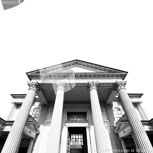 Image of building old architecture in italy europe milan religion       a