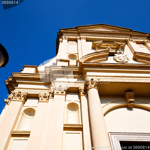 Image of building old architecture in italy europe milan religion       a