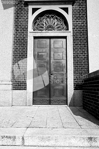 Image of old   door    in italy old ancian wood and traditional  texture 