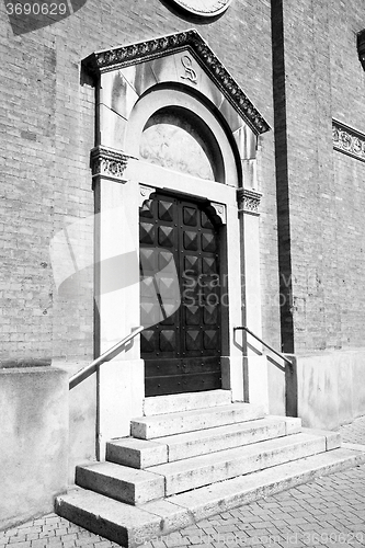 Image of old   door    in italy old ancian wood and traditional  texture 