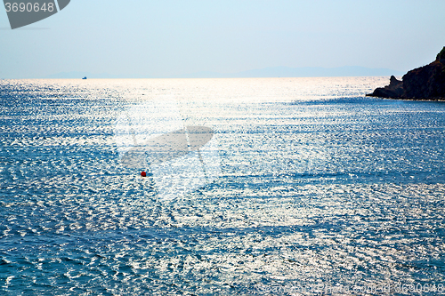 Image of foam and froth in the sea of 