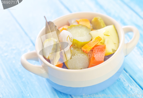 Image of marinated vegetables