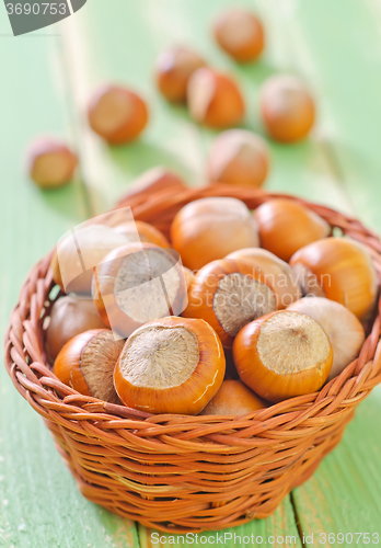 Image of hazelnuts