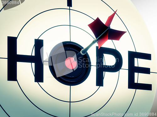 Image of Hope Shows Sign Of Wishing And Hoping