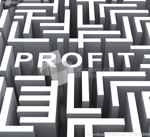Image of Profit Word Shows Financial Revenue Or Earnings