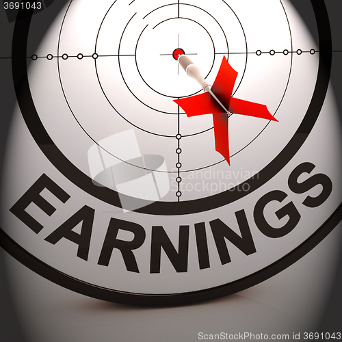 Image of Earnings Shows Investment Profit Income And Dividends