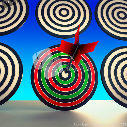 Image of Target Winner Shows Skill, Performance And Accuracy