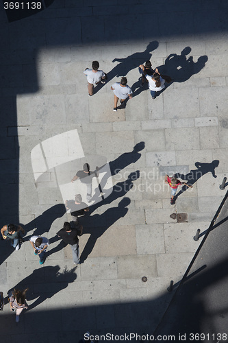 Image of EUROPE PORTUGAL PORTO PEOPLE SHADOW