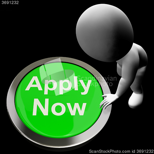 Image of Apply Now Button For Work Job Application