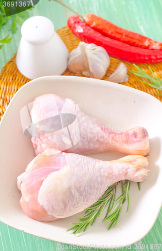 Image of raw chicken legs