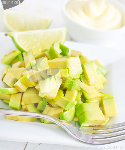 Image of avocado and sauce